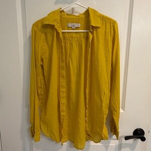 LOFT Lightweight Casual Button Down Shirt